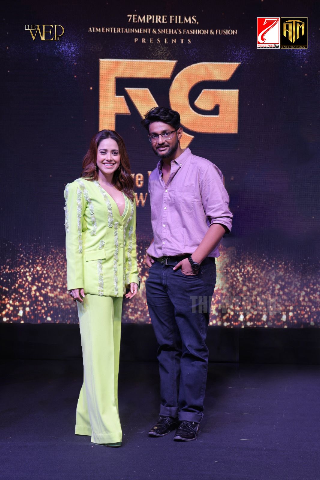 Stage photo with presenter