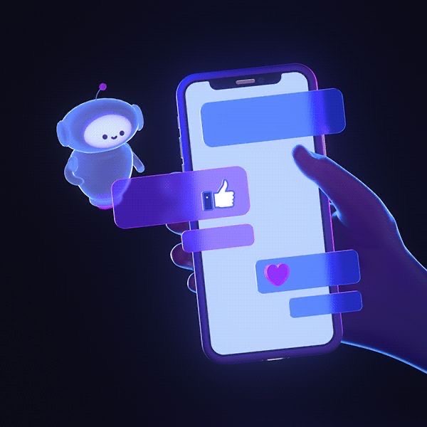 AI-powered social engagement on mobile